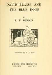 Cover of: David Blaize and the blue door. by E. F. Benson