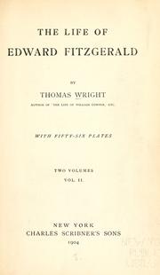 Cover of: The life of Edward FitzGerald