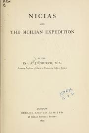 Cover of: Nicias and the Sicilian Expedition. by Alfred John Church