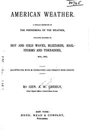 Cover of: American weather by Adolphus Washington Greely
