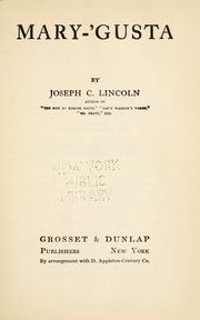 Cover of: Mary-'Gusta by Joseph Crosby Lincoln