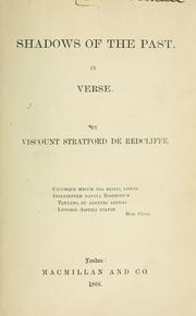 Cover of: Shadows of the past in verse