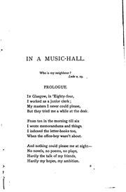 Cover of: In a music-hall: and other poems
