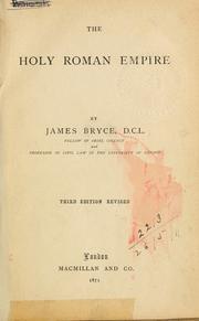 Cover of: The Holy Roman Empire. by James Bryce