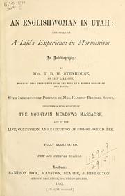 Cover of: An Englishwoman in Utah by Stenhouse, T. B. H. Mrs.