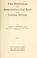 Cover of: The principles of the administrative law of the United States