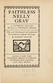 Faithless Nelly Gray by Thomas Hood