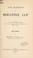 Cover of: Elements of mercantile law.