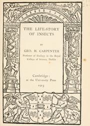 Cover of: The life-story of insects by George Herbert Carpenter
