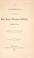 Cover of: An address at the funeral of Hon. Roger Sherman Baldwin, February 23, 1863