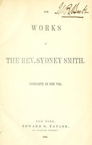 Cover of Works