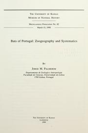 Cover of: Bats of Portugal by Jorge M. Palmeirim