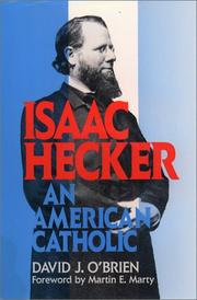 Cover of: Isaac Hecker by O'Brien, David J.