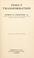 Cover of: Insect transformation