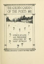 Cover of: The golden garden of the poets