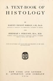 Cover of: A textbook of histology by Harvey Ernest Jordan, Harvey Ernest Jordan