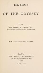 Cover of: The story of the Odyssey by Alfred John Church