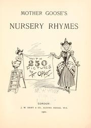 Cover of: Mother Goose's nursery rhymes