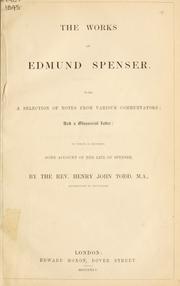Cover of: Works. by Edmund Spenser