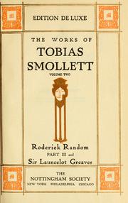 Cover of: The works of Tobias Smollett [ed. by George Saintsbury] by Tobias Smollett