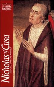 Cover of: Nicholas of Cusa by H. Lawrence Bond