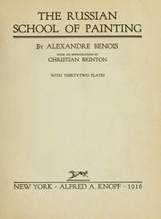 Cover of: The Russian school of painting by Alexandre Benois