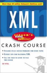 Cover of: XML: based on Schaum's outline of theory and problems of XML