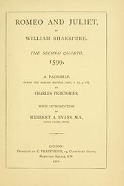 Cover of: Romeo and Juliet by William Shakespeare, William Shakespeare