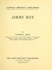 Cover of: Jimmy boy