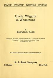 Cover of: Uncle Wiggily in Wonderland