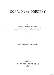 Cover of: Donald and Dorothy by Mary Mapes Dodge