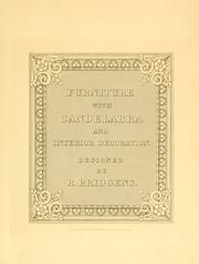 Cover of: Furniture with candelabra and interior decoration