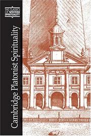 Cover of: Cambridge Platonist Spirituality (Classics of Western Spirituality) by 