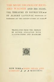 Voyage artistique à Bayreuth by Albert Lavignac