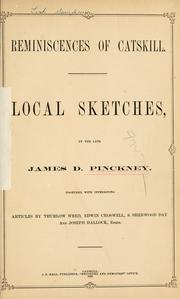 Reminiscences of Catskill by James D. Pinckney