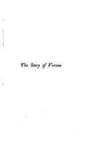 Cover of: The story of Verona by Wiel, Alethea, Wiel, Alethea