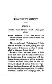 Timothy's quest