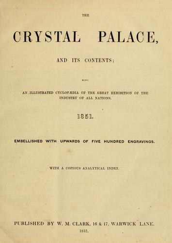 The Crystal Palace, and its contents by 