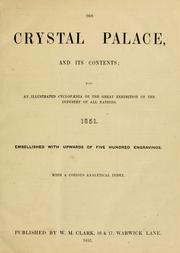 Cover of: The Crystal Palace, and its contents by 