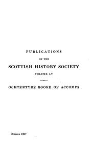 Cover of: Ochtertyre House booke of accomps, 1737-1739