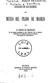 Cover of: Catʹalogo de los cuadros del Museo del Prado de Madrid by Museo del Prado.