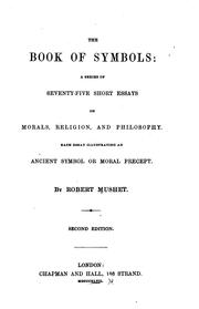 Cover of: The book of symbols by Robert Mushet