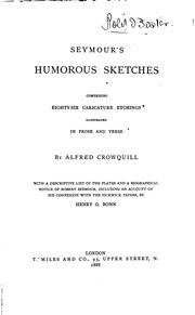 Cover of: Seymour's humorous sketches by Seymour, Robert