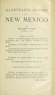 Cover of: Illustrated history of New Mexico by Benjamin M. Read