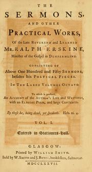 Cover of: The sermons and other practical works by Erskine, Ralph