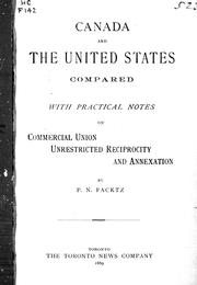 Cover of: Canada and the United States compared by by P.N. Facktz.