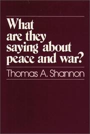 Cover of: What are they saying about peace and war?