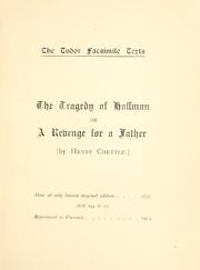 Cover of: The tragedy of Hoffman, or, A revenge for a father