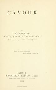 Cover of: Cavour