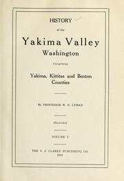 Cover of: History of the Yakima Valley, Washington by William Denison Lyman